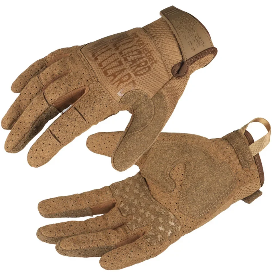 Men Tactical Gloves Airsoft Full Finger Gloves Outdoor Touchable Hiking Cycling Combat Shooting Camouflage Anti-Skid Mittens view 3