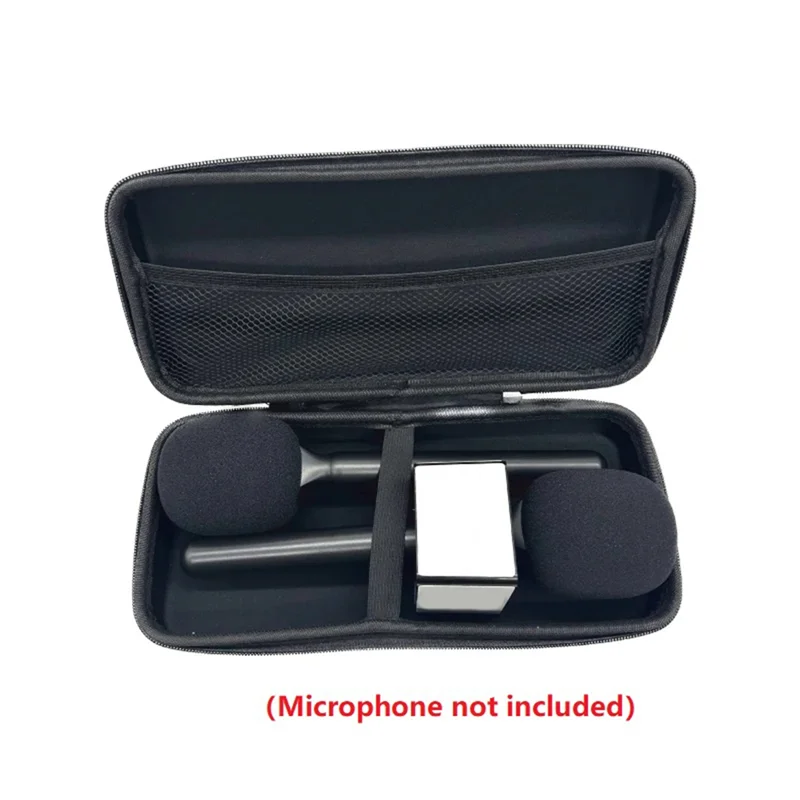 حقيبة تخزين ميكروفون المقابلة، حقيبة حمل ميكروفون لاسلكي، حافظة ميكروفون محمولة لـ DJI Mic/Moma/Rodego-ELEC #4