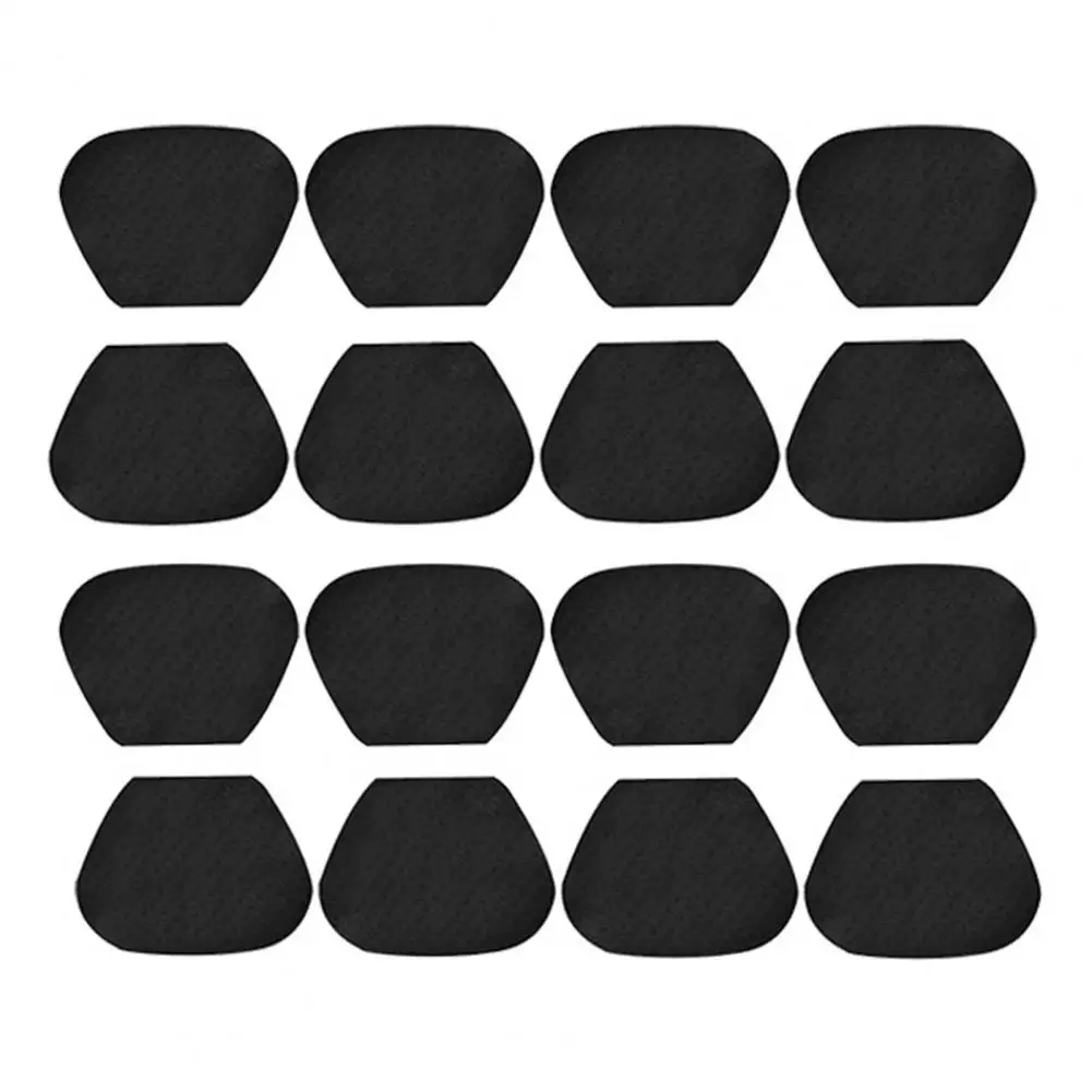 Guitar Pick Stickers 16 Pcs Guitar Pick Grips Set Reusable Self-adhesive Rubber Hand Stickers Anti-slip Washable for Sweaty