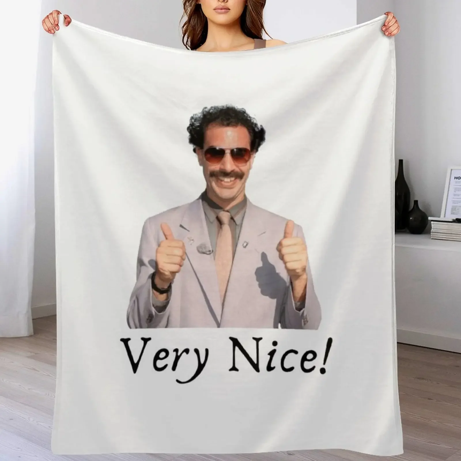 

Borat Throw Blanket Hairy Decorative Sofas wednesday Sofas Blankets