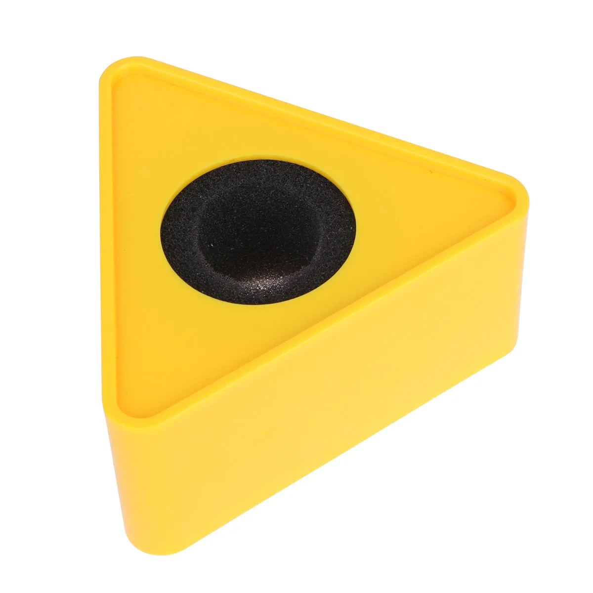 

Yellow Microphone Logo Stand Durable Abs Interview Mic Flag For Reporters Mic Logo Station Professional Use Easy