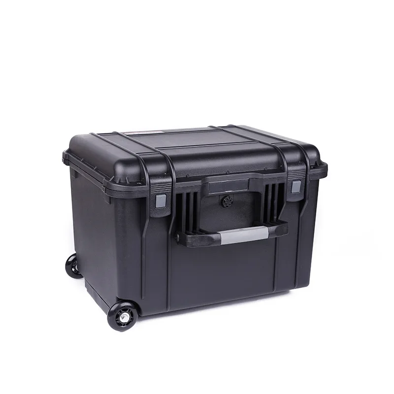 IP67 Waterproof Hard Case, Rugged Plastic Tool Box with Trolley Wheel, Foam Panel, Airtight for Flight Luggage Exploration