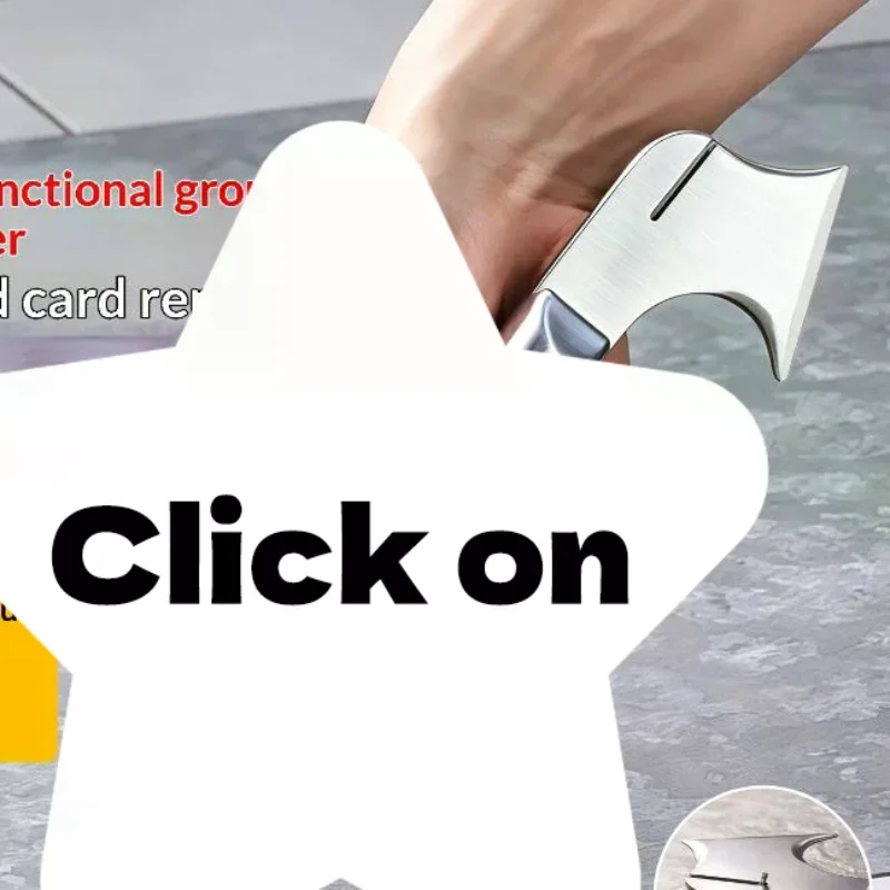 Professional Tile Gap Repair Hook Knife Stainless Steel Ceramic Tile Cleaner Scraper Floor Nail Puller Hand Tool Supply Kit