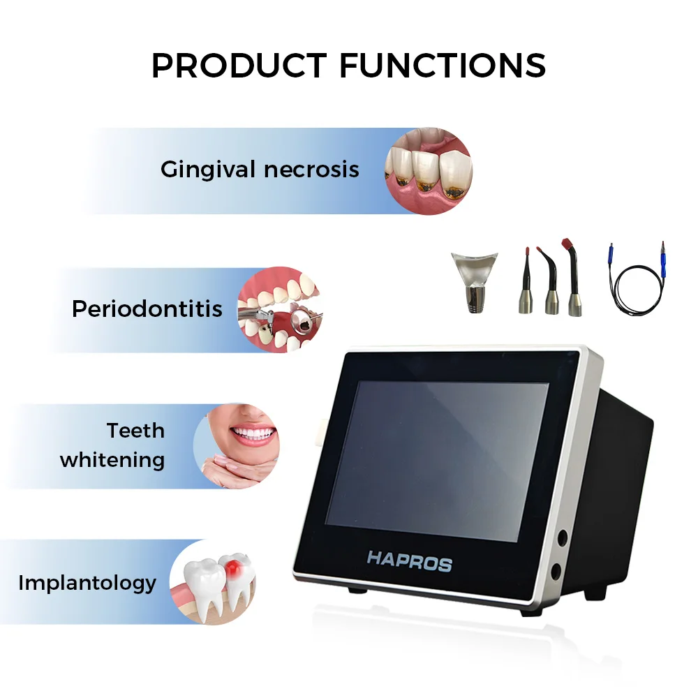 2025 New Design Multi-band 450nm 810nm 940nm 980Nm Multifunctional Laser Dental Soft Tissue Laser Teeth Whitening Machine