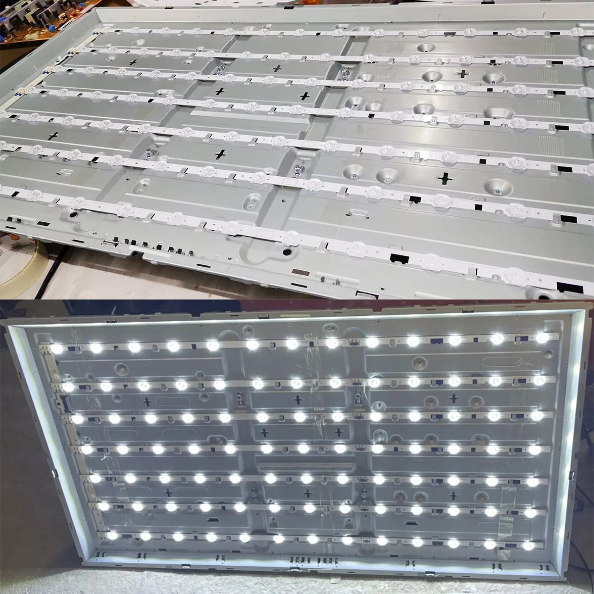 14 PCS LED 스트립 삼성 UE40F6745SB UE40F6540AB UE40F6515SB UE40F6510SS UE40F6400AW UE40F6470SS UE40F6200AW UE40F6200AY