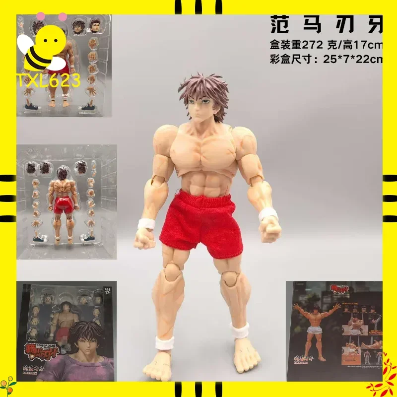 

Коллекционная фигурка Storm Toys Баки Ханма, масштаб 1/12, 17 см, Граппер Баки, Сын Огрома