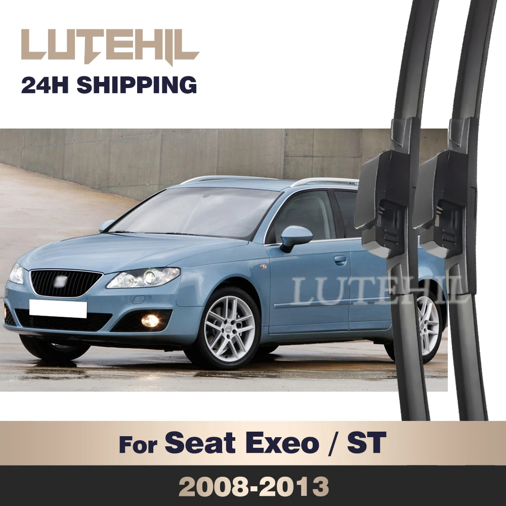 

LUTEHIL Wiper For Seat Exeo / ST 2008-2013 2009 2010 2011 2012 Front Wiper Blades Windshield Windscreen Window Brush 22"+22"