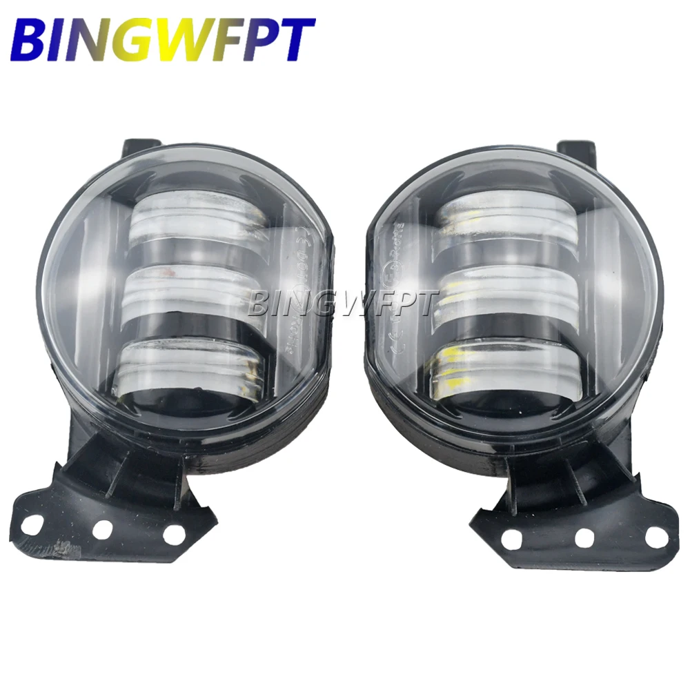 For BMW 325Ci 330Ci 2003 2004 2005 2006 For BMW 530xi 550i 2006-2007 Daytime Running Lamp LED Fog Light 30W Car Lens Fog DRL 12V