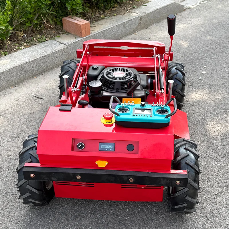 Il robot rasaerba telecomandato a giro zero per tutti i terreni da 24 V personalizzato ha ottenuto doppi certificati CE e EPA