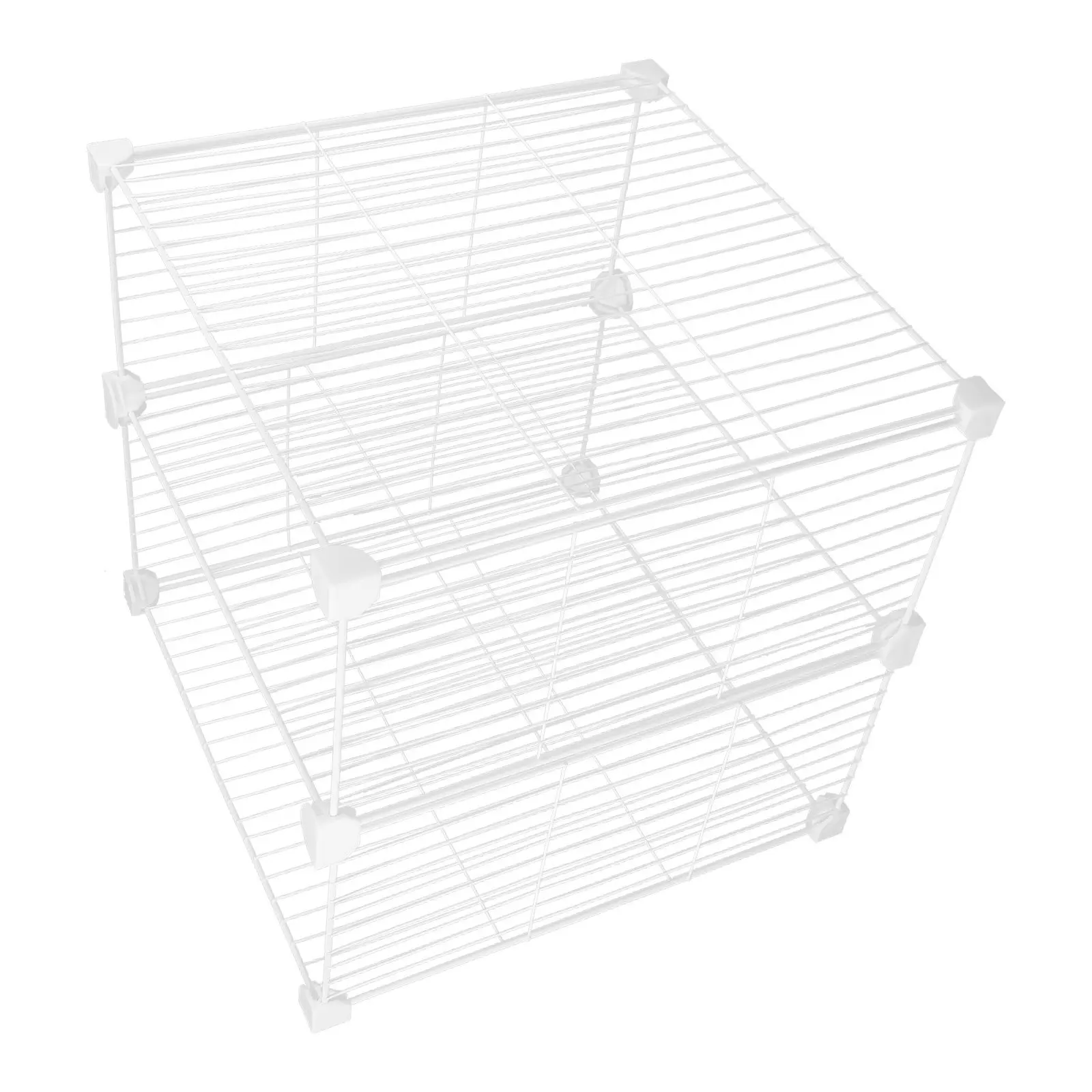 Metal Freezer Partition Divider Organizer Rack for Chest Deep Freezer, 37x37x36cm Wire Shelf Storage