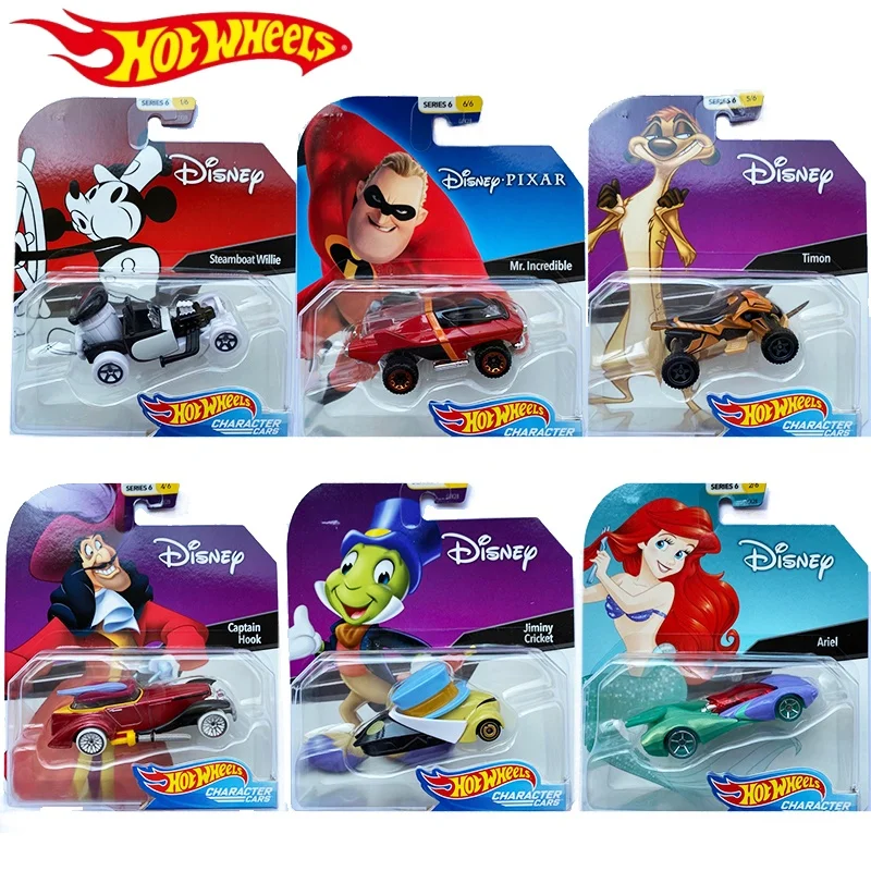 

Hot Wheels Disney Wind And Fire Wheel Classic Character Small Car Children'S Toy Play Vehicle Gck28 Non-Radio Controlled Model