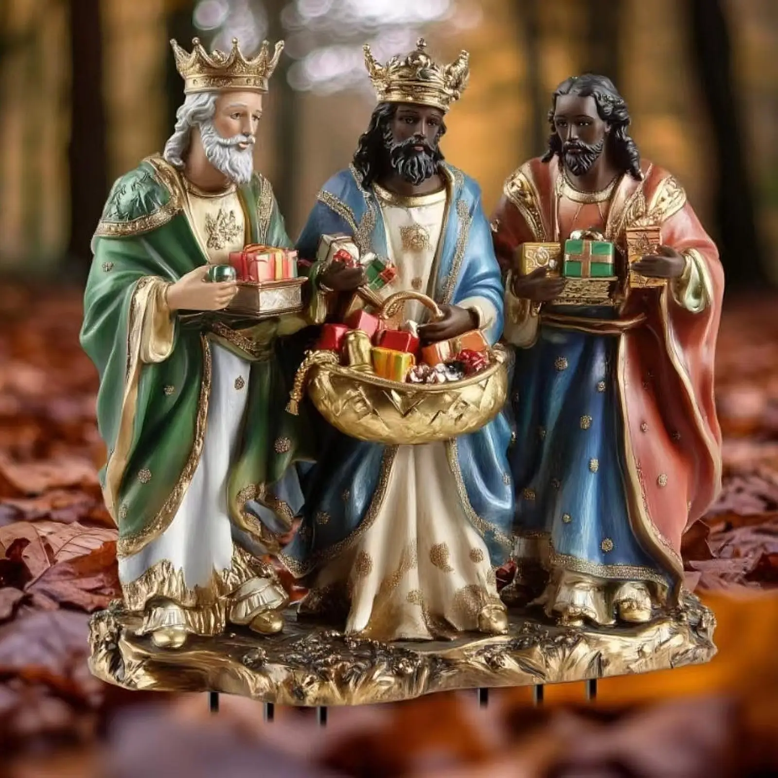 

Декоративная акриловая табличка 2D «Библейские персонажи» для сада, креативный дизайн, украшение для цветочных горшков, религиозное искусство для двора и газона