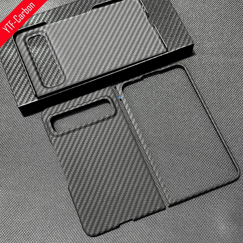 YTF-Carbon For Google Pixel Fold case carbon fiber Ultra-thin anti-drop shell Pixel Fold 5G Aramid fiber cover