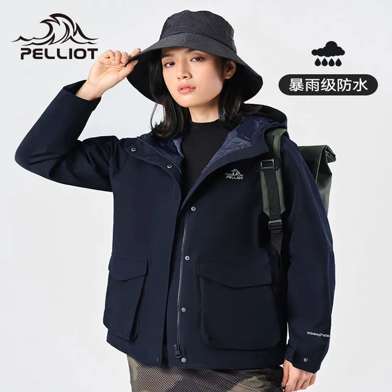 

PELLIOT Single-layer Assault Suit For Women's Autumn New Outdoor Windproof, Waterproof And Warm Coat Loose Casual Sports Top