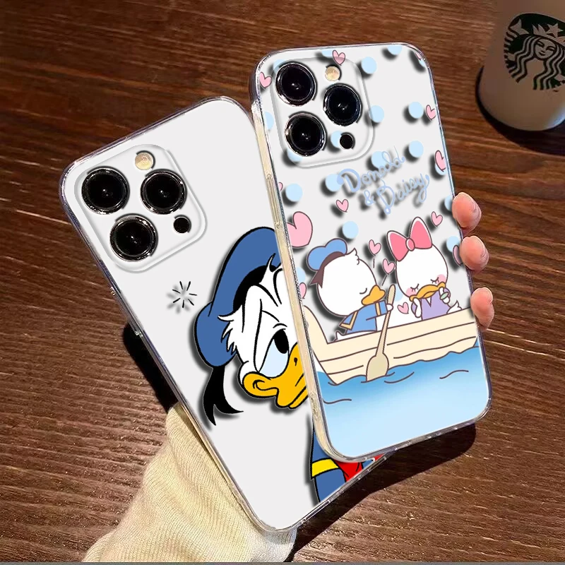 E19 Donald Duck Soft Case for LG K71 K8 Plus K9 Lite Q510 K92 Q92 Stylo 6 7 V40 V50 V60 Velvet G9 X4 Q61 Q60