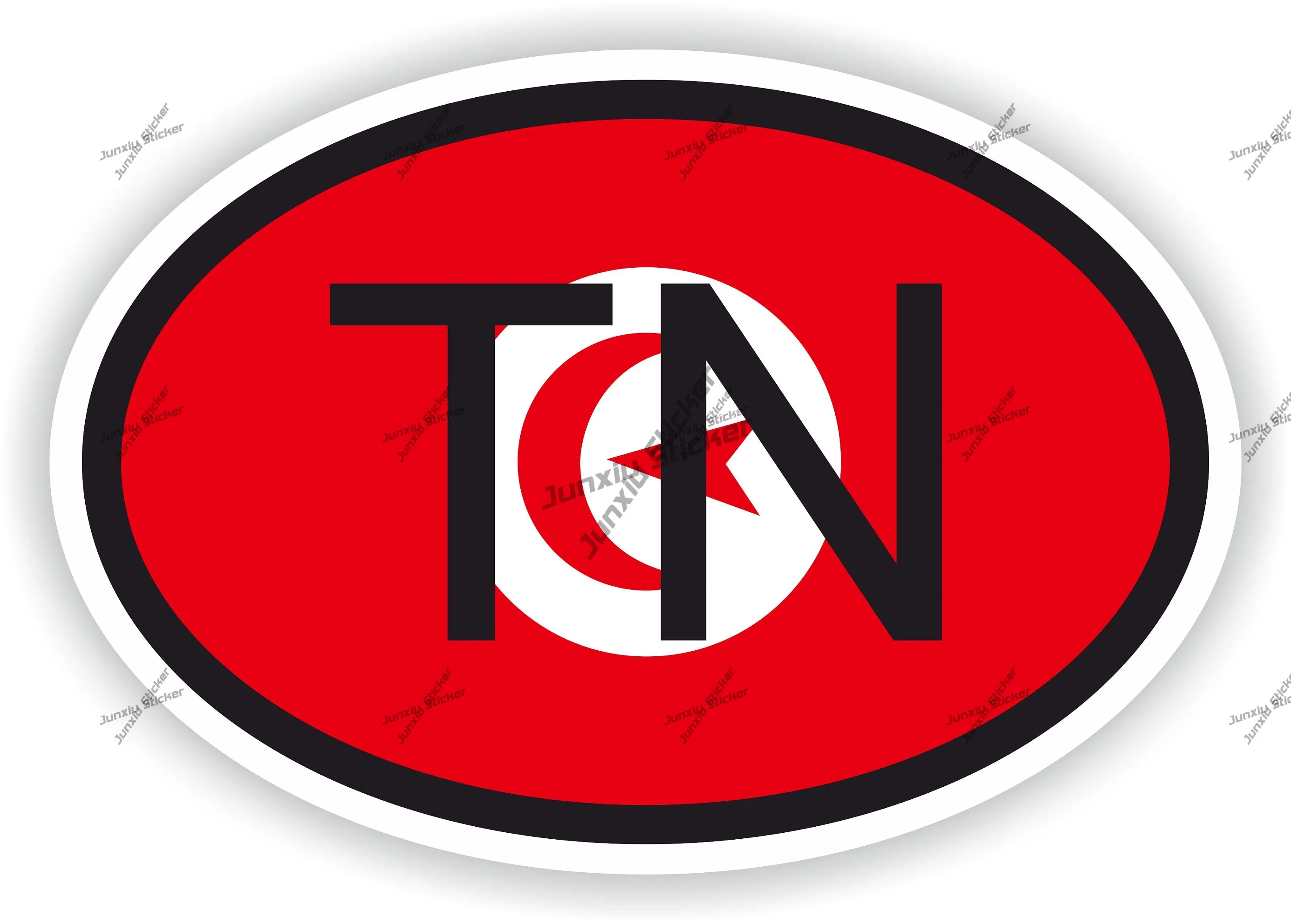 

Tunisia Country Code Oval Tn Flag Jdm Stickers Guitar Trendy Truck UV Resistant Sticker Cool Truck Fade Resistant Vinyl Best