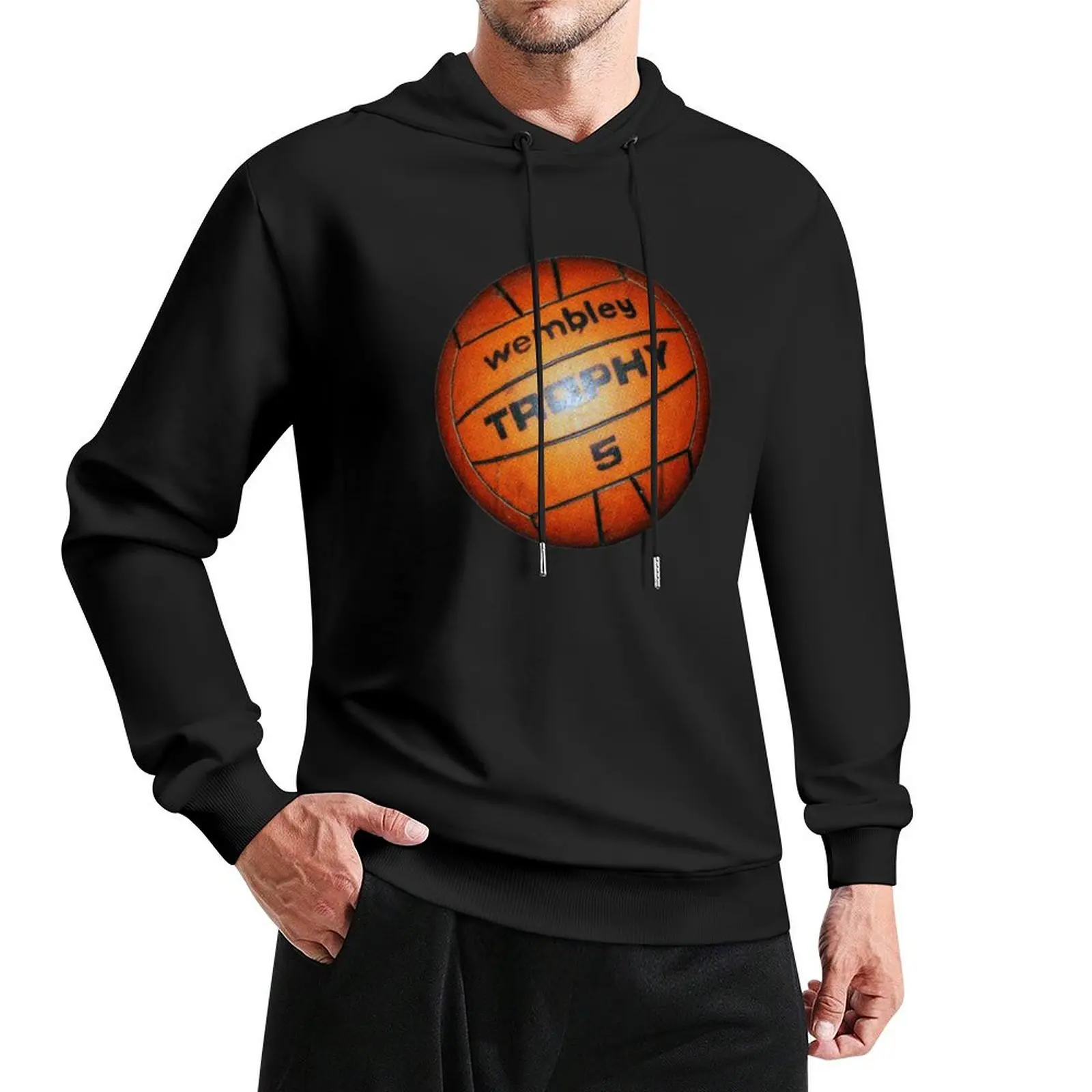 

Wembley trophy 5 Football Pullover Hoodie graphic t shirts men mens hoodie