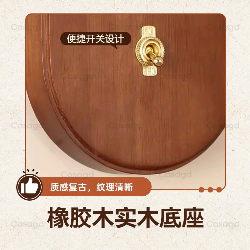 Applique murale de chevet pour chambre à coucher, salon médiéval, arrière-plan, couloir, rétro, lampe d'ambiance chez l'habitant