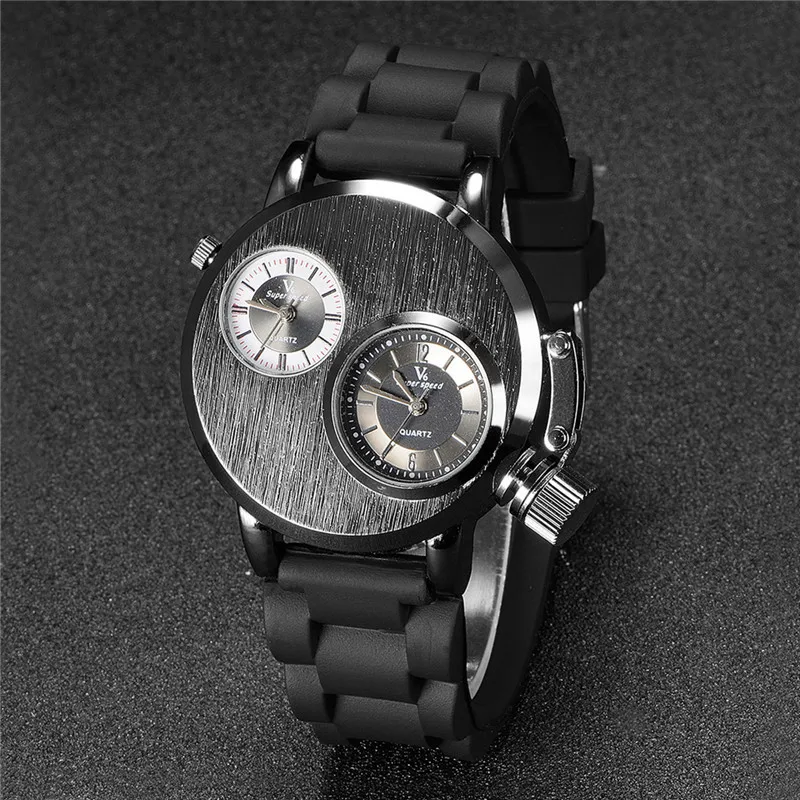 Couple Watch for Men Women Unisex Simple Unusual Dial Quartz Wristwatch Male Ladies Conceptual Pointer Elegant Man Wrist Clock