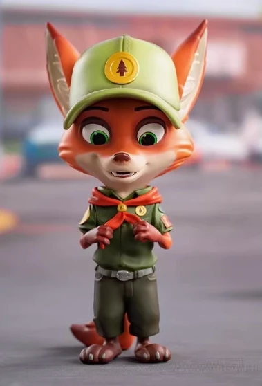 فيلم Zootopia الحيوانات أرنب جودي هوبس الثعلب نيك وايلد غاري ثعبان سيارة مكتب الديكور الشكل لعب لعيد ميلاد عيد الميلاد عيد الميلاد