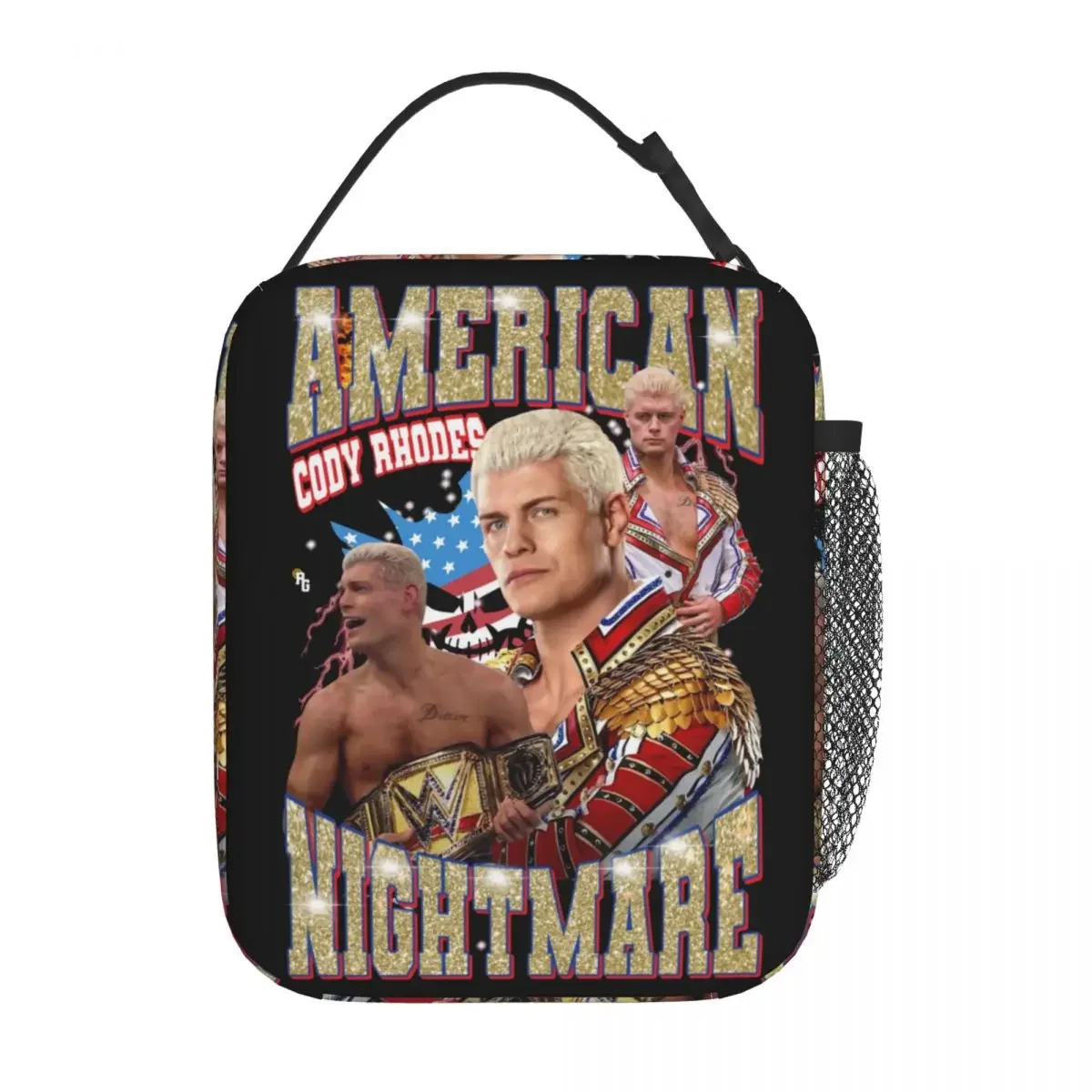 Cody Rhodes Merch Insulated Lunch Bag American Nightmare  Wrestling Finished Story Lunch Box New Arrival