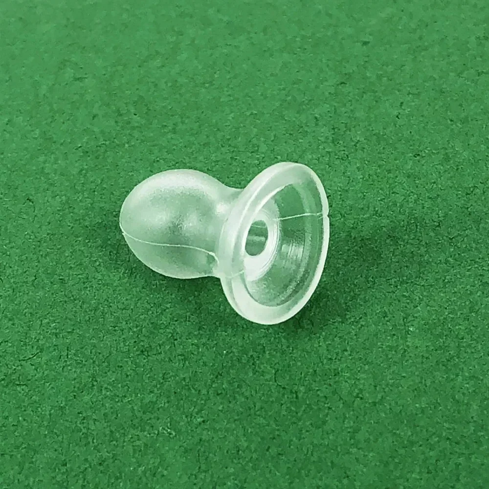 50PCS Transparent Silicone Ear tips For Two Way Radio Acoustic Tube Earpiece