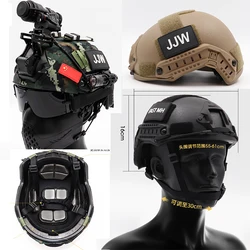 Casco táctico rápido en fibra de vidrio con suspensión Wendy