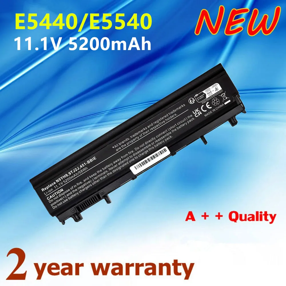 VV0NF FT6D9 9TJ2J 1N9C0 7W6K0 Laptop Battery For Dell Latitude E5440 E5540 Series WGCW6 3K7J7 970V9 N5YH9 M7T5F VJXMC