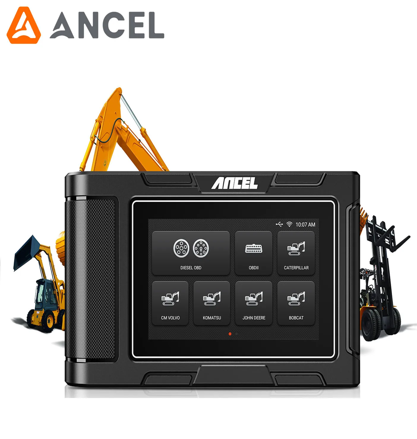 

ANCEL HD3600 US Heavy Duty Truck Scanner for Construction Machinery Diagnostic Tools for Caterpillar/Deere/Komatsu DPF Resets