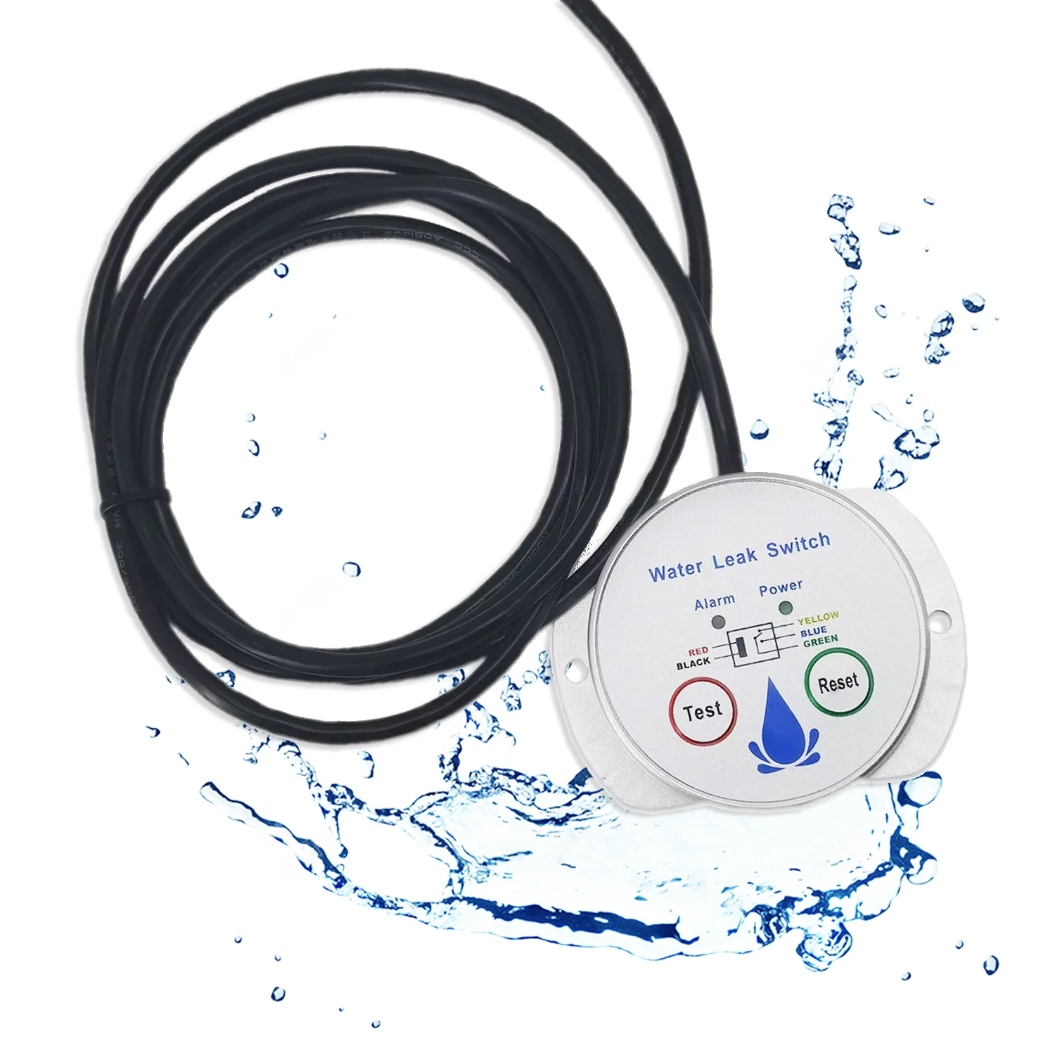 

Smart Wifi SW6 Water Leak Sensor N.O/N.C Relay Output Wide DC/AC Voltage Wet Switch Detector