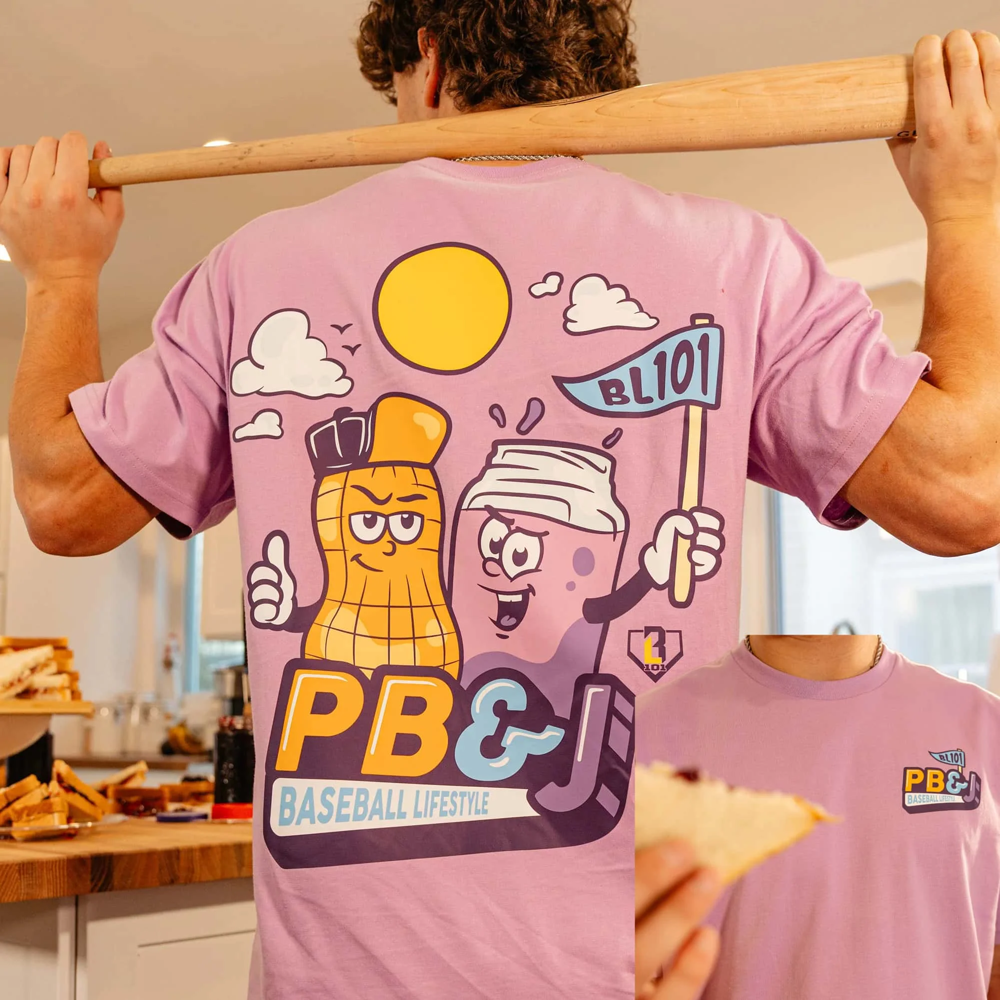Nueva Mermelada de Mantequilla de Cacahuete Divertida de Verano #   101 #   Camiseta deportiva transpirable con estampado de béisbol para hombres y mujeres, para adultos/niños