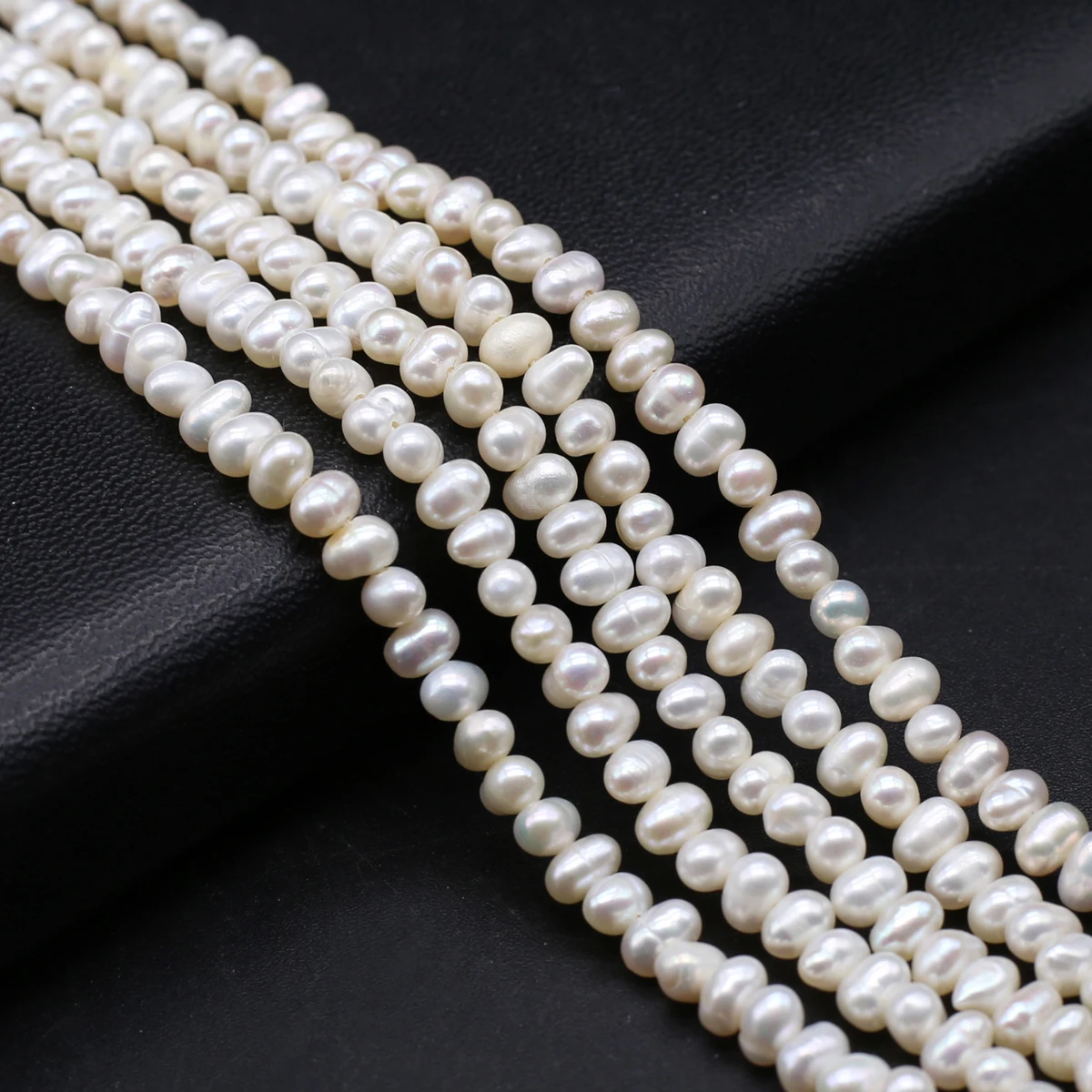 Fine Natural Freshwater Zhuji Culture Pearl Beads Loose Spacer Rice Pearl Bead for Jewelry Making Diy Necklace Bracelets