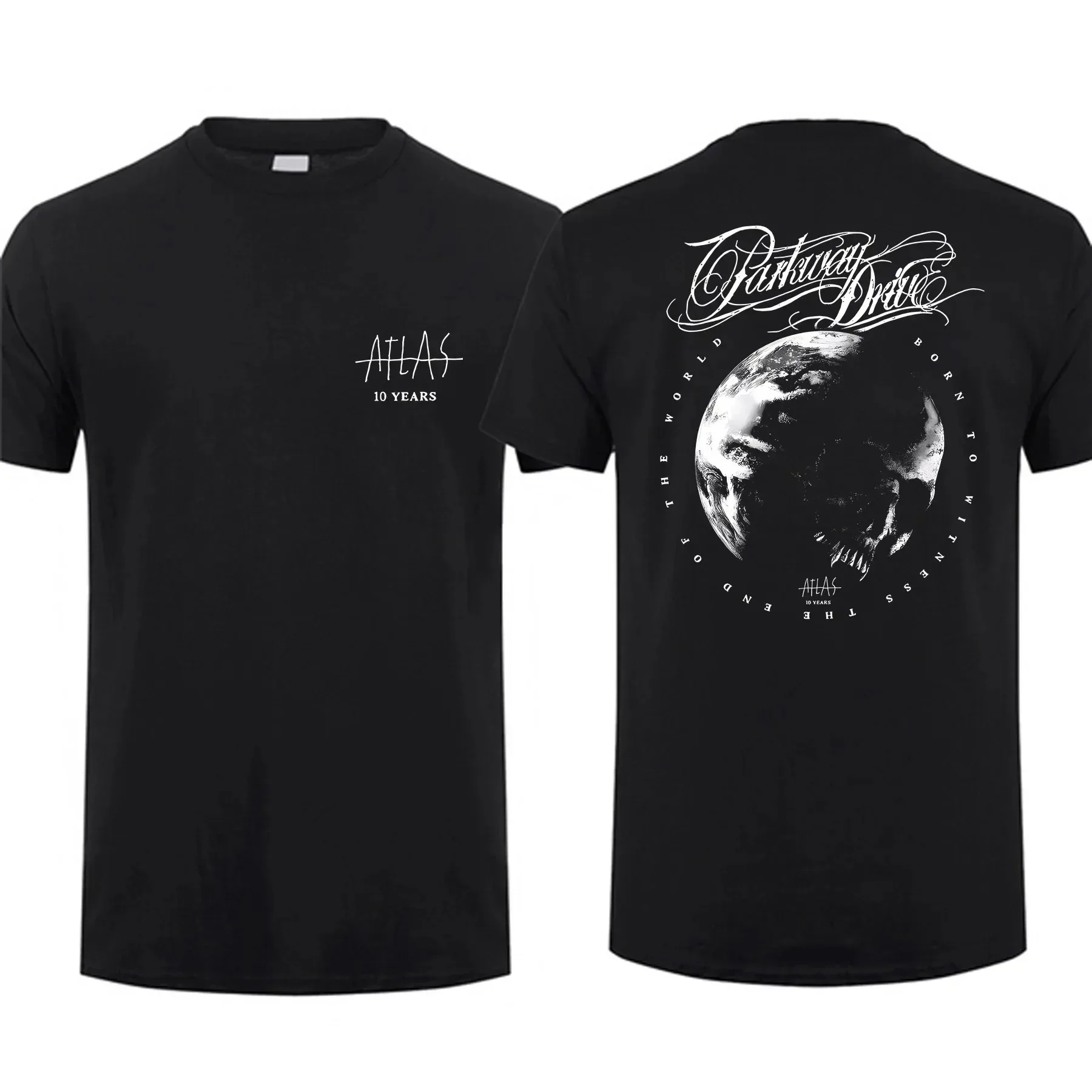 

2024 Fashion Men T Shirt Double-sided Vice Grip Black By Parkway Drive T-shirt Graphic Youth Cloth Streetwear