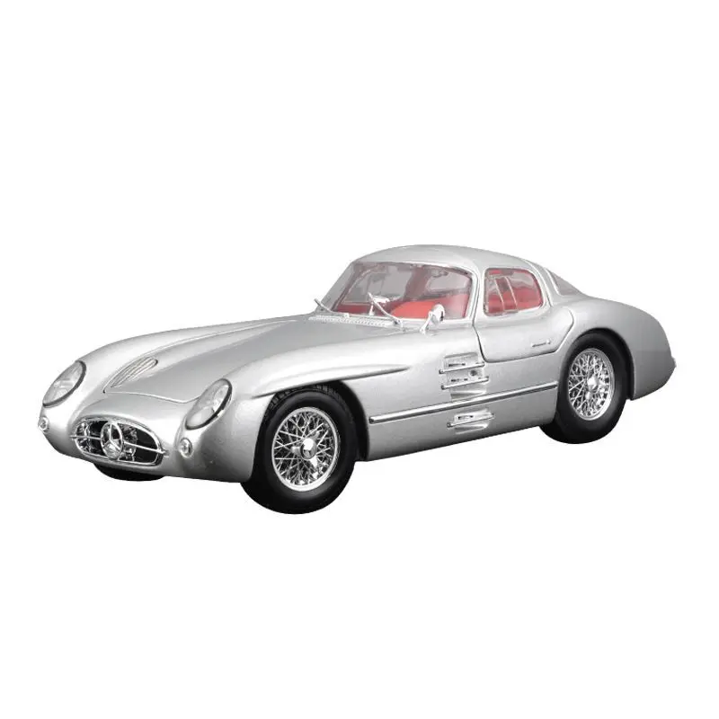 Maisto 1:18 Mercedes-Benz 300 SLR car Alloy Retro Car Model Classic Car Model Car Decoration Collection gift