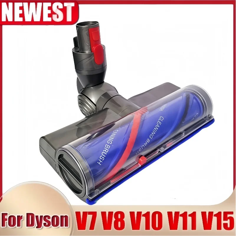 For Dyson V7V8V10V11V15  Cordless Vacuum LED Dust Display Cleaner Floor Attachment - Anti-Tangle Direct Drive Brush