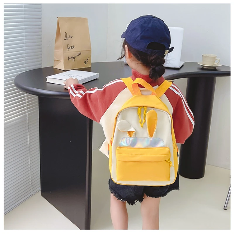 Children\'s Gift Customized Name Cute Cartoon Boy And Girl Travel Backpack mbroidered Personalized Kindergarten Opening Gift Bag