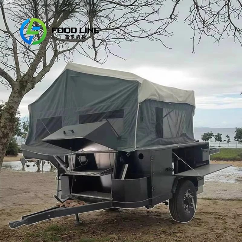 Customized Australian Standard Luxury Offroad RV Camper Travel Trailer Caravan for Outdoor Camping Trips