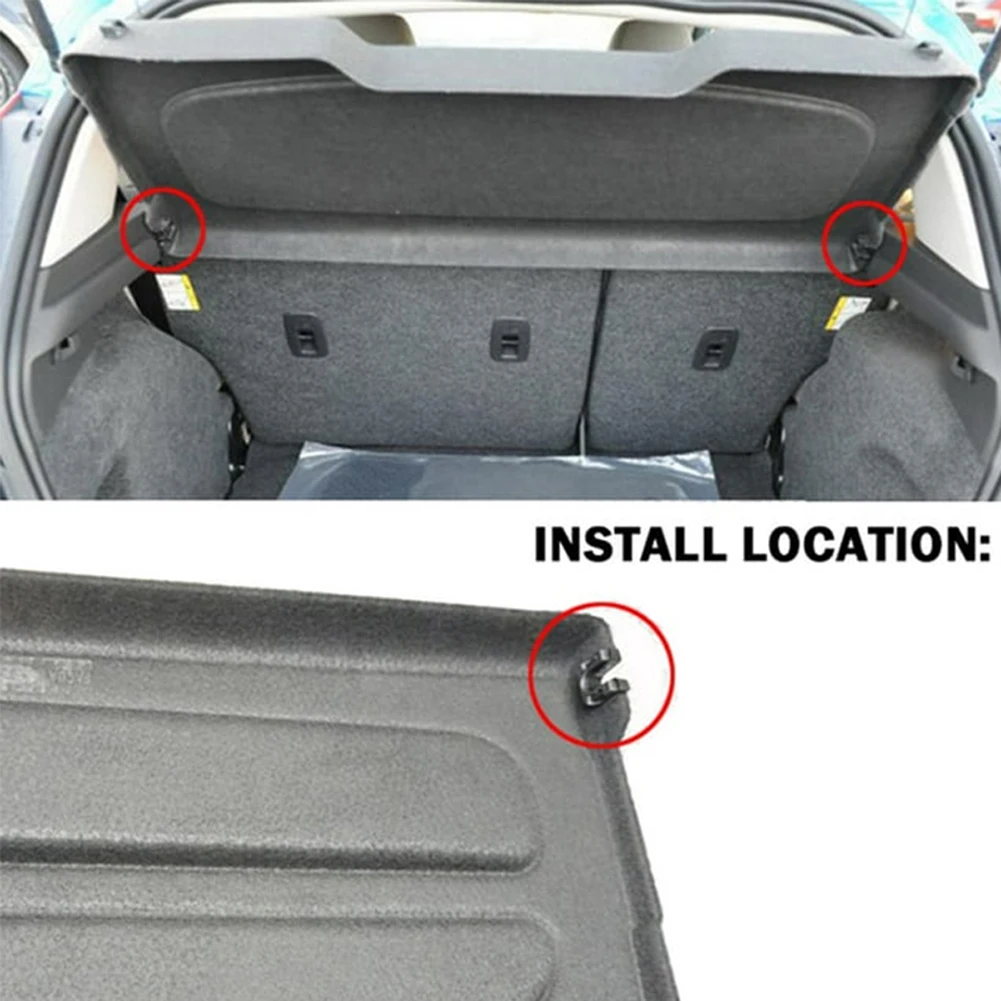 Rear Boot Trunk Load Cover 015532109E Rear Parcel Shelf Clip Rear Parcel Shelf Pivot Hinge Clip for Ford Mondeo MK4 C-Max Fiesta