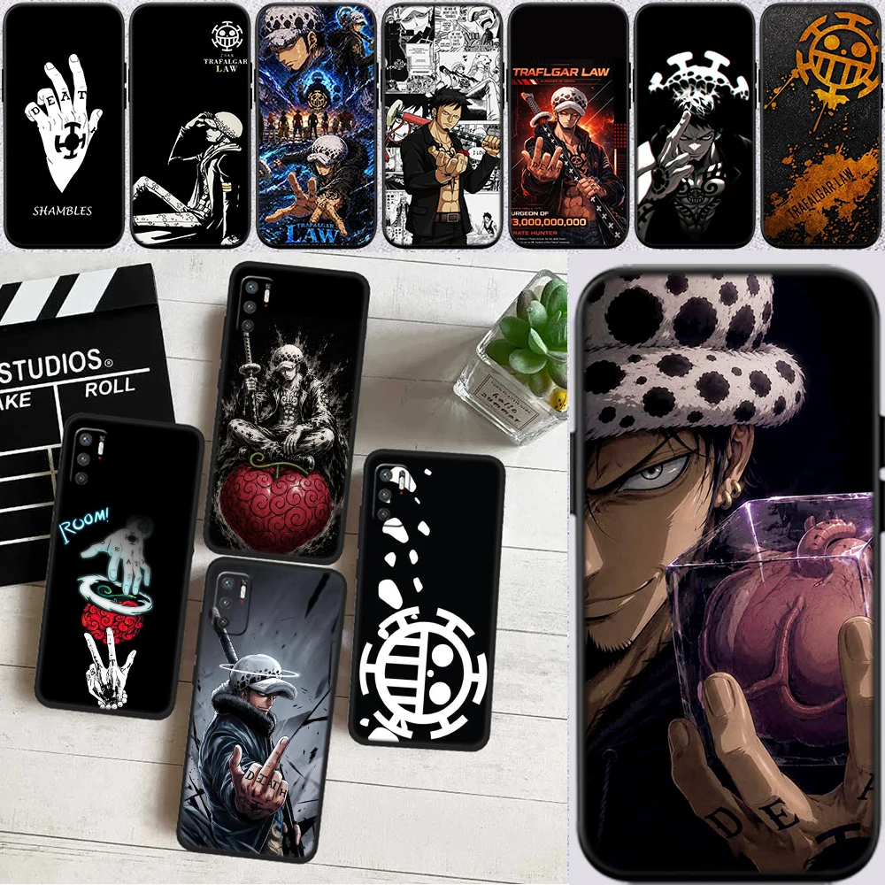EY18 One Piece Law Phone Case for Samsung Galaxy A11 A12 A13 A15 A52S A53 A55 A56 A70 A71 A72 A73 F06 F16 F56
