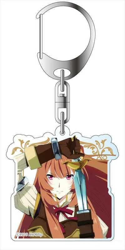 Loen Anime Store Shield or Hero Firo Raphtalia Naofumi Iwatani Acrylic HD Figure keychain Pendant Decor Charm Gifts About 6cm