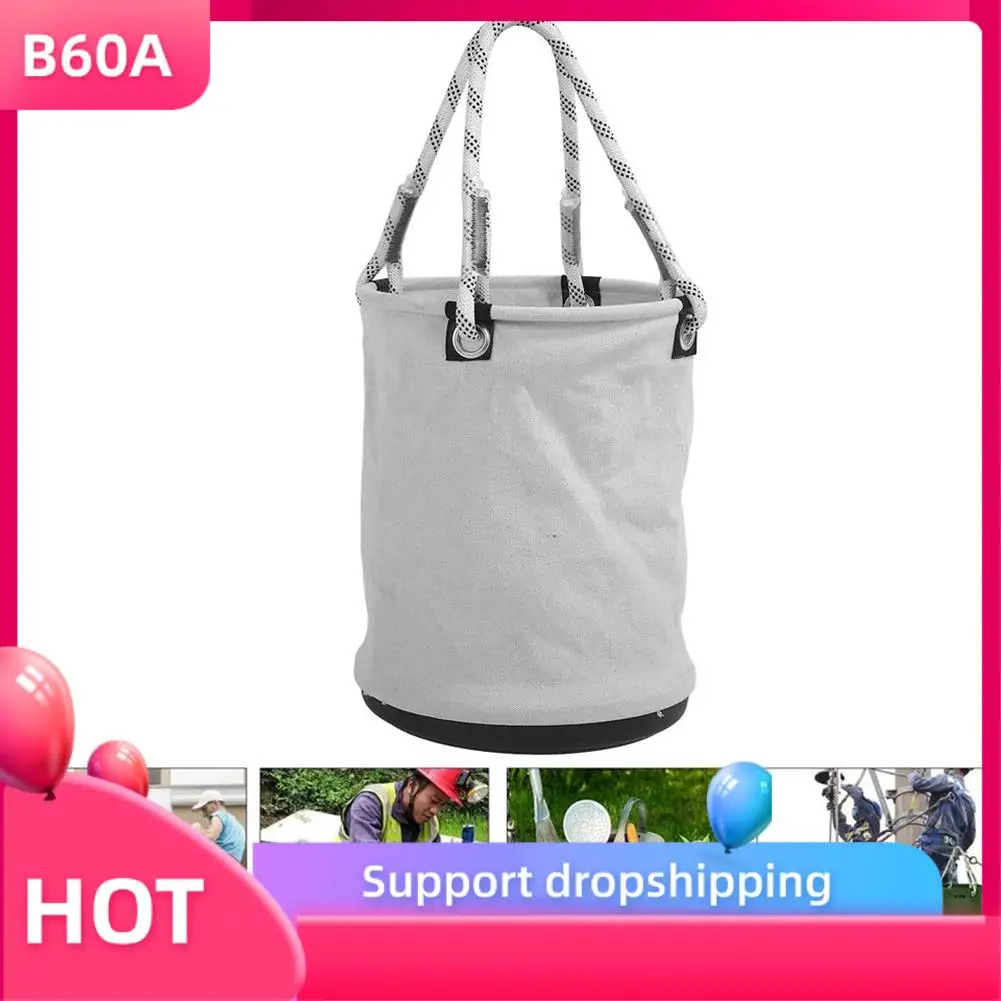

B60A Storage Bucket Bucket 40X30cm 50KG Load Bearing Plastic Bottom Nails Tool Organizer For Maintenance Work