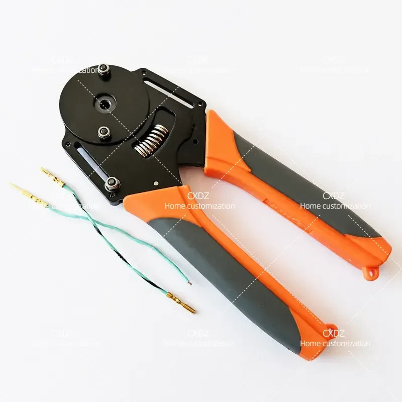 M23 Crimping Pliers Tool for 1mm Male and Female Pin Terminals with Signal Feedback Plug