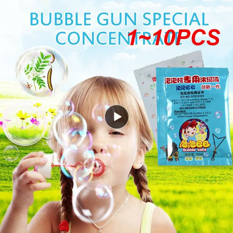 

1~10PCS 100ml-1000ml Concentrate Bubbles Liquid Soap Universal Water Bubble Gun Accessories Soap Bubble Liquid Bubble Refills