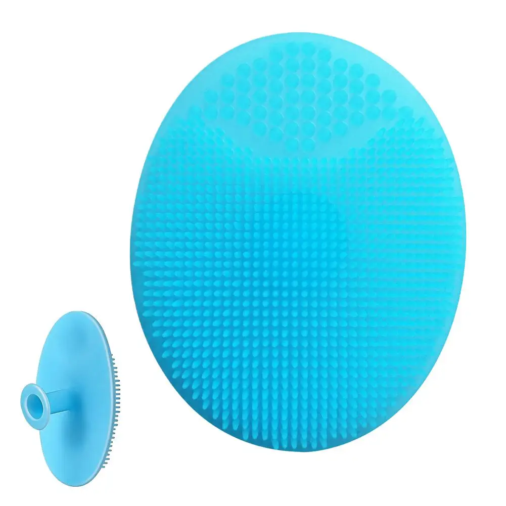 Soft Silicone Facial Cleansing Brush Gentle Face Exfoliating Scrubber Deep Pore Cleaning Massager For Skin Daily Face Washing