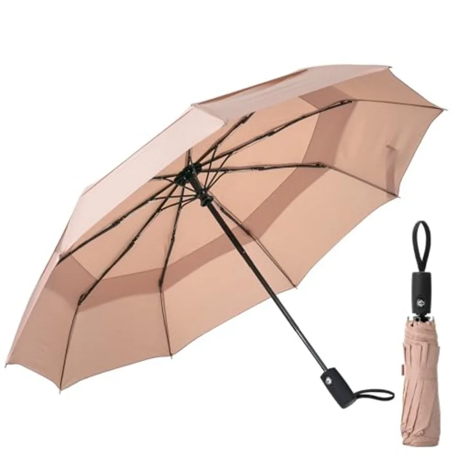 

Mr. Pen- Windproof Travel Umbrella, Small Water-Resistant Automatic Folding Umbrella for Rain and Sun, Light, Compact and Porta