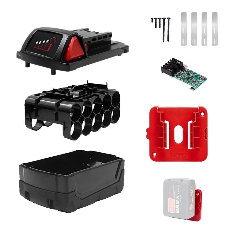 Kit de réparation de remplacement de boîtier de batterie, pièces de bricolage, plastique A, 5Ah, 10C, 18650, 48, 11, 1850, 1840, 48, 11, 1852, A