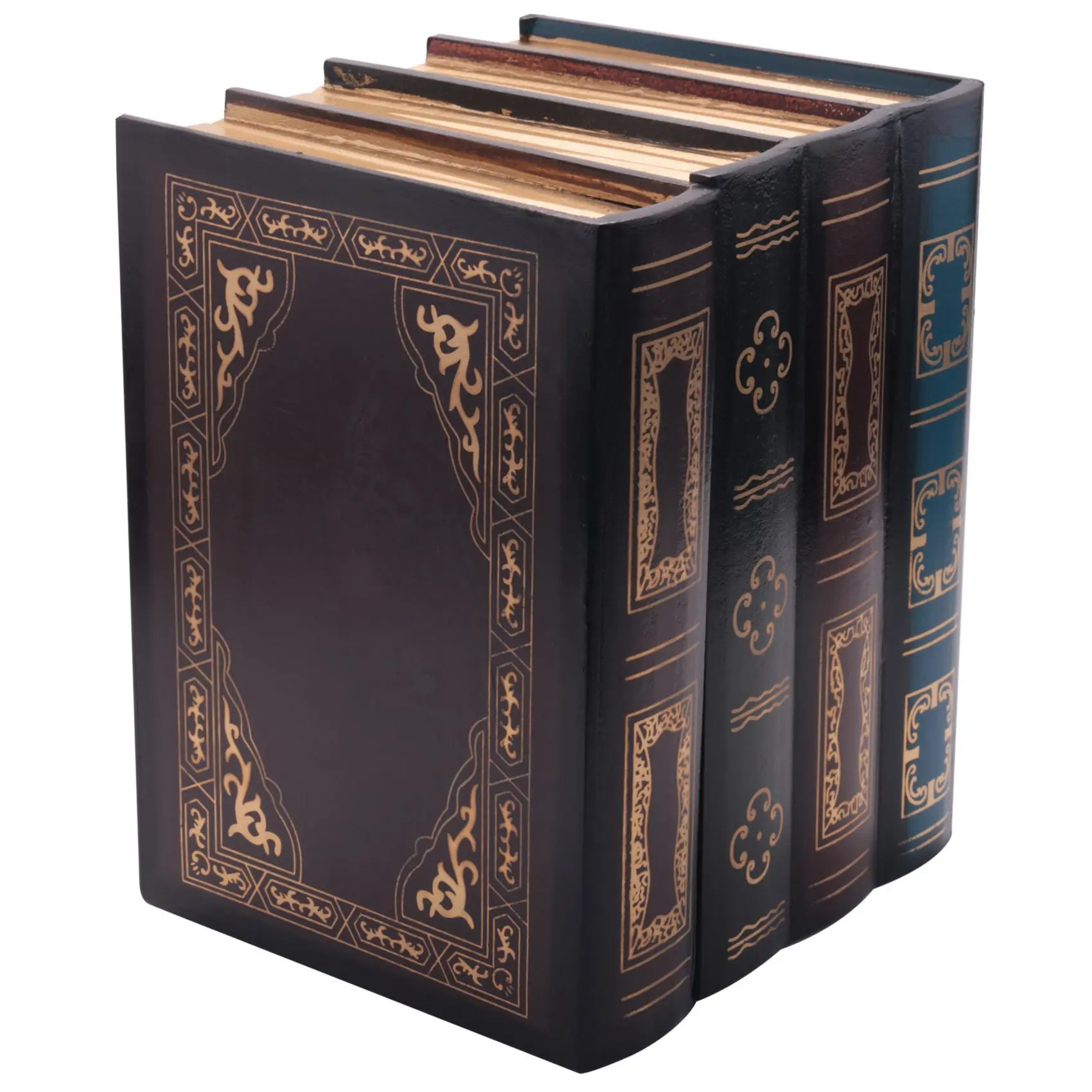 

False Book Box Vintage Storage Props Book Jewelry Storage Packaging Study Book Ornaments Wooden Antique Classic Decorative