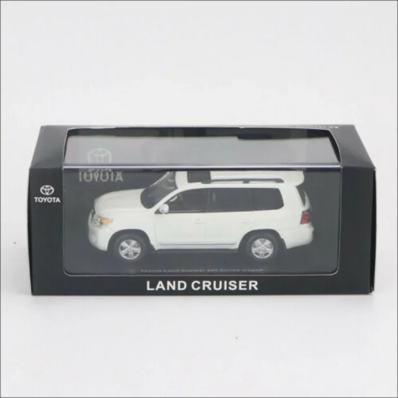 White 1/43 TOYOTA V8 LAND CRUISER 200 SERIES WAGON CAR RESIN MODEL FOR DISPLAY