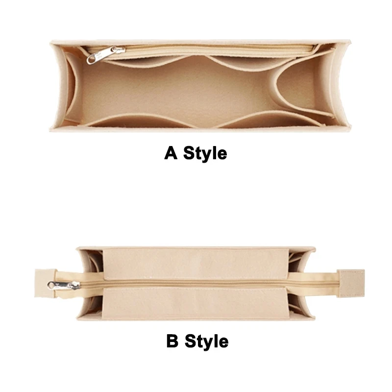 Felt Insert Bag for GG PadLockTote Handbag Lightweight Organizer Makeup Travel Inner Portable Base Shaper - view 3