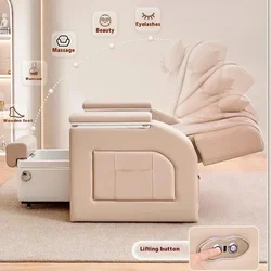 Nails Salon Pedicure Chair Spa Luxury Accessories Professional Beauty Salon Headrests Footrest Cama Fisioterapia Furniture